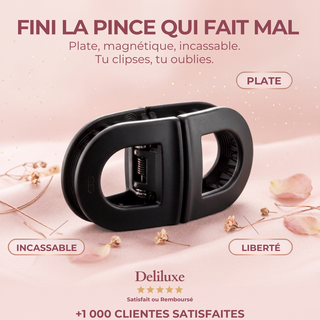 Pince magnétique pour cheveux – Un maintien parfait, sans douleur et sans compromis