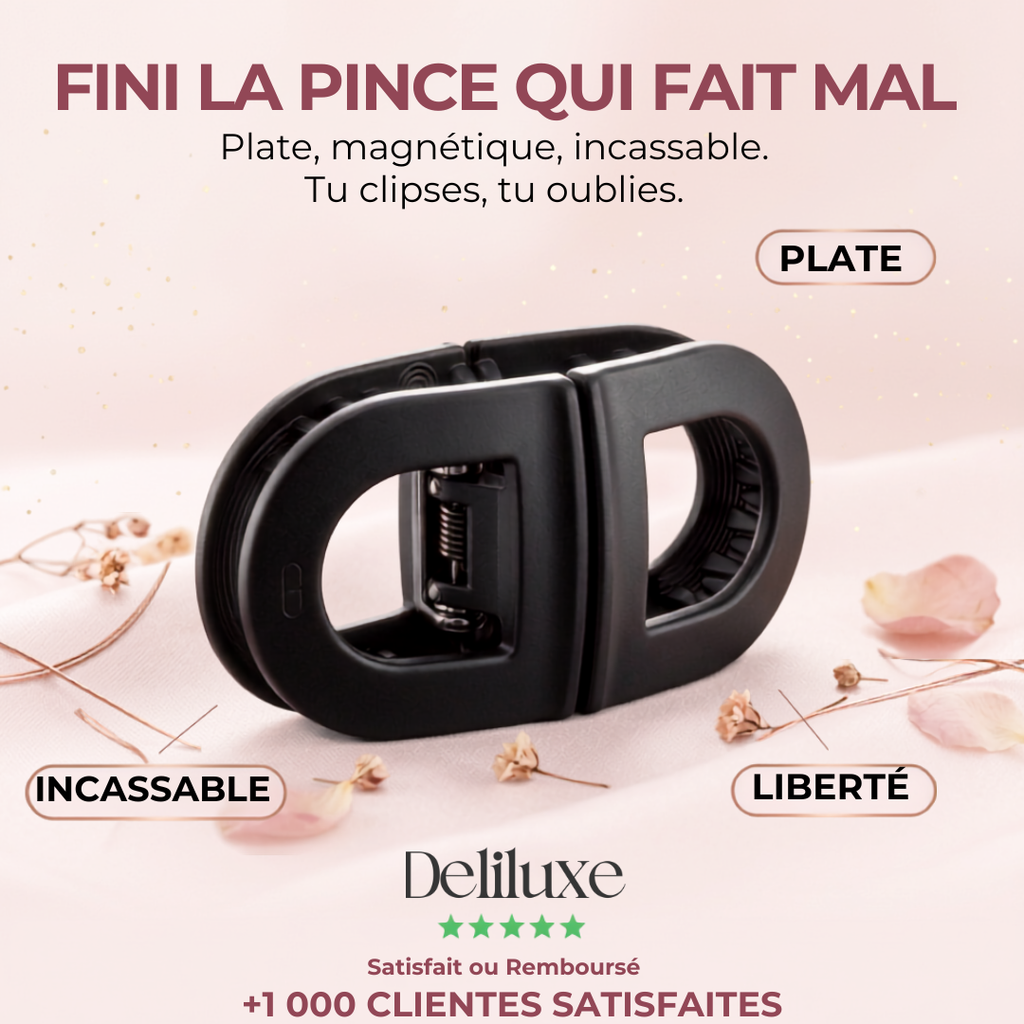Pince magnétique pour cheveux – Un maintien parfait, sans douleur et sans compromis