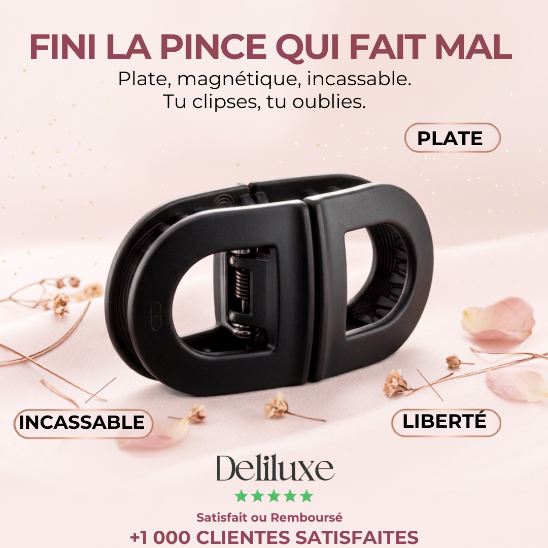 Pince magnétique pour cheveux – Un maintien parfait, sans douleur et sans compromis